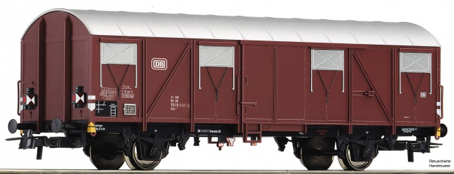Box car type Gbs 245 with operating tail lights<br /><a href='images/pictures/Roco/Roco-76610.jpg' target='_blank'>Full size image</a>